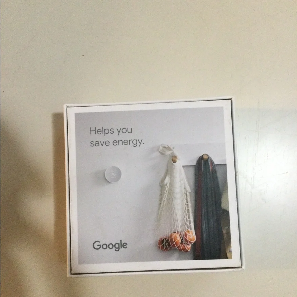 Google Nest Thermostat Cotton Snow